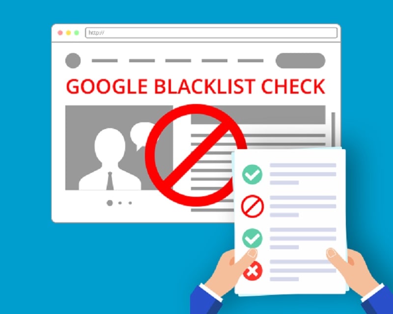 جلوگیری از قرارگرفتن در لیست سیاه گوگل